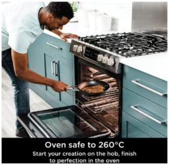 Ninja Zerostick Stackable 2 Piece Non Stick Pan Set -Habitat 1120020 R Z004A