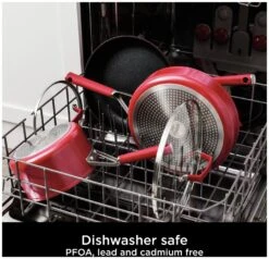 Ninja Zerostick Aluminium 5 Piece Non Stick Pan Set - Red 13 Ninja Zerostick Aluminium 5 Piece Non Stick Pan Set - Red -Habitat 1120185 R Z005A