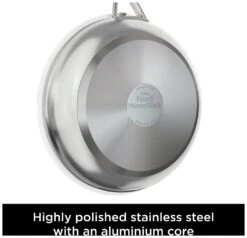 Ninja Zerostick Stainless Steel 3 Piece Non Stick Pan Set -Habitat 1120233 R Z003A