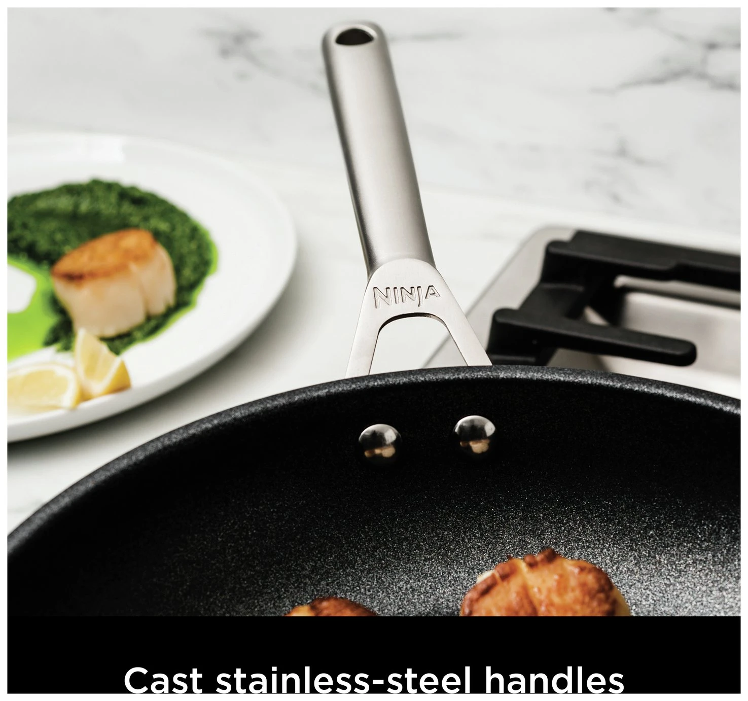 Ninja Zerostick Stainless Steel 5 Piece Non Stick Pan Set 9 Ninja Zerostick Stainless Steel 5 Piece Non Stick Pan Set - Image 9
