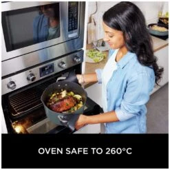 Ninja Zerostick 30cm Non Stick Aluminium Possible Pot -Grey -Habitat 1120288 R Z006A