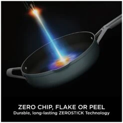Ninja Zerostick 28cm Non Stick Aluminium Possible Pan -Grey -Habitat 1120305 R Z004A