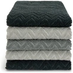 Habitat Zig Zag Terry Pack Of 5 Tea Towels 7 Habitat Zig Zag Terry Pack Of 5 Tea Towels -Habitat 1185182 R Z002A