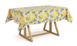 Habitat Lemons Wipe Clean Tablecloth - Multicoloured -Habitat 1234404 R Z002A