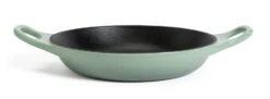 Habitat 20cm Cast Iron Enamel Coated Oven Dish - Green 6 Habitat 20cm Cast Iron Enamel Coated Oven Dish - Green -Habitat 1258411 R Z003A