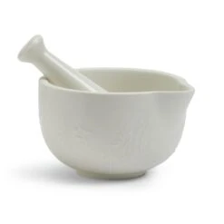 Habitat Herbalist Pestle And Mortar - White