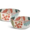 Habitat X Kew Set Of 2 Stoneware Cereal Bowl
