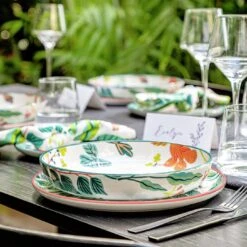 Habitat X Kew 2 Piece Ceramic Pasta Bowls -Habitat 1300620 R Z003C