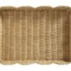 Habitat Scallop Woven Tray - Natural