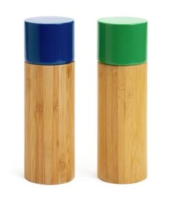 Habitat Emerald Salt And Pepper Mill Set - Blue And Green