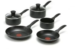 Tefal Everyday 5 Piece Non Stick Aluminium Pan Set 15 Tefal Everyday 5 Piece Non Stick Aluminium Pan Set -Habitat 1483372 R Z005A