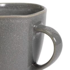 Habitat Set Of 4 Stoneware Mugs - Grey -Habitat 1489242 R Z003A