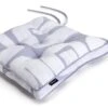 Habitat Brushstroke Pack Of 2 Seat Cushion - Grey