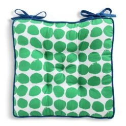 Habitat Abstract Pack Of 2 Seat Cushion - Green -Habitat 2066121 R Z003A