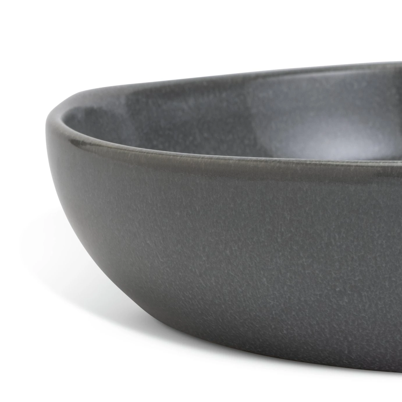Habitat 4 Piece Stoneware Pasta Bowls - Grey 2 Habitat 4 Piece Stoneware Pasta Bowls - Grey - Image 2