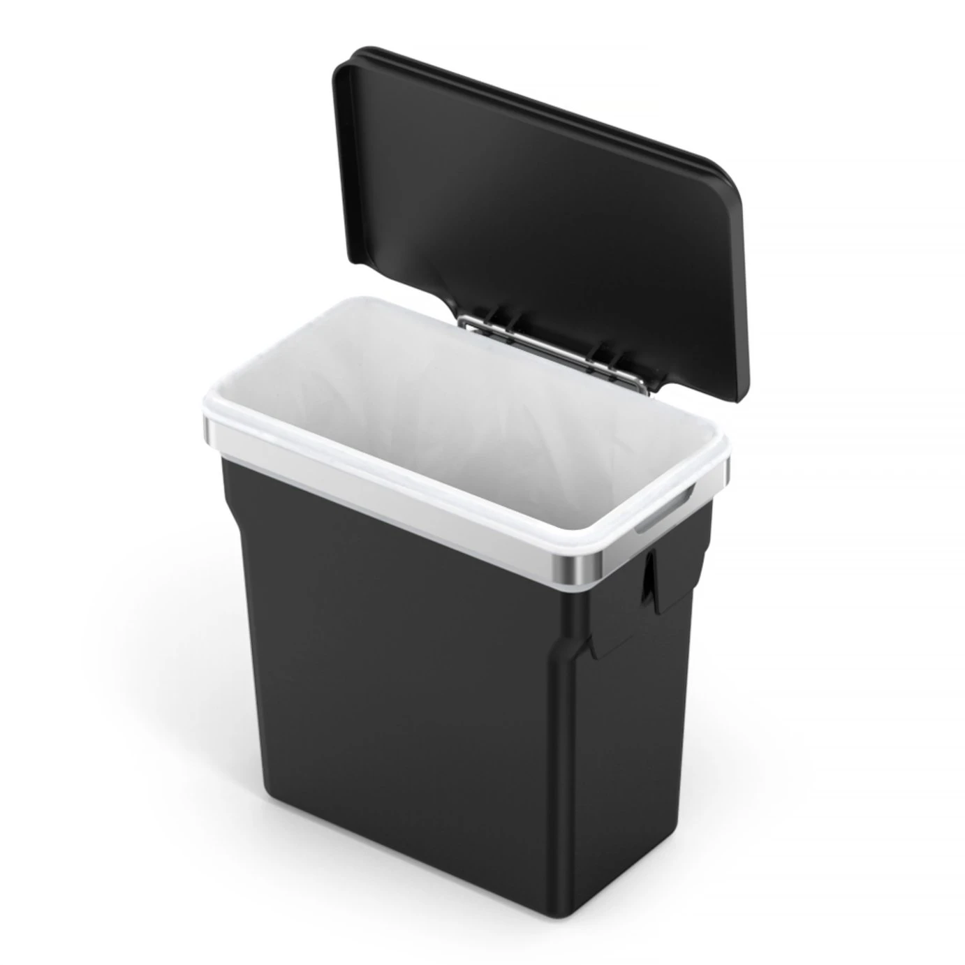 Simplehuman 10L In-Cabinet Cupboard Bin - Black 4 Simplehuman 10L In-Cabinet Cupboard Bin - Black - Image 4