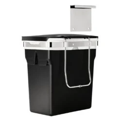 Simplehuman 10L In-Cabinet Cupboard Bin - Black 11 Simplehuman 10L In-Cabinet Cupboard Bin - Black -Habitat 2447939 R Z005A