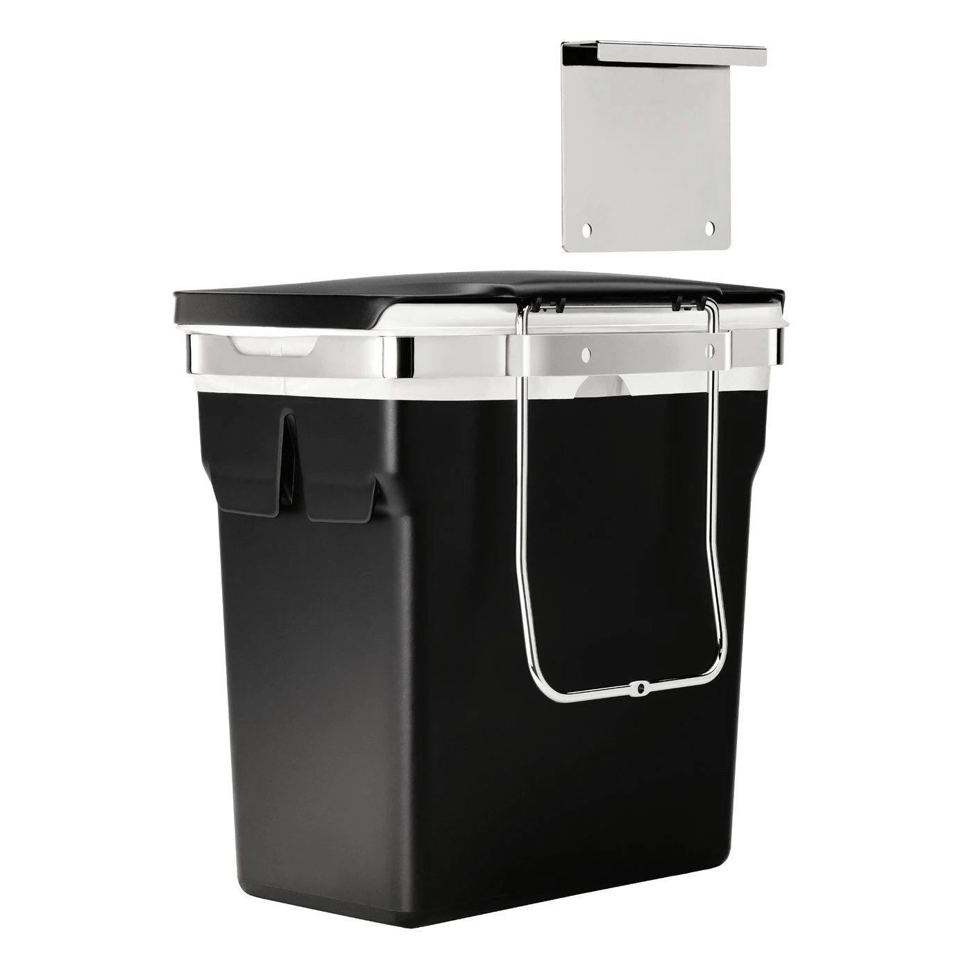 Simplehuman 10L In-Cabinet Cupboard Bin - Black 5 Simplehuman 10L In-Cabinet Cupboard Bin - Black - Image 5