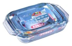 Pyrex Irresistible 3 Piece Glass Roaster Set -Habitat 3064153 R Z003A