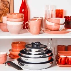 Tefal Ingenio Emotion 5 Piece Stainless Steel Pan Set -Habitat 3083103 R Z004A