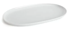 Habitat Riko Oval Porcelain Serving Platter - White -Habitat 4039840 R Z003A