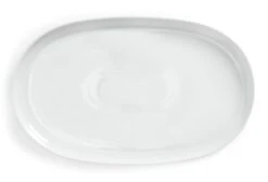 Habitat Riko Oval Porcelain Serving Platter - White -Habitat 4039840 R Z004A