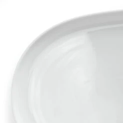 Habitat Riko Oval Porcelain Serving Platter - White -Habitat 4039840 R Z006A