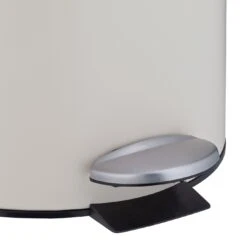 Habitat 30 Litre Round Kitchen Pedal Bin - Matt Cream -Habitat 4544483 R Z003A