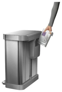 Simplehuman 58 Litre Recycler Bin - Stainless Steel -Habitat 5713024 R Z009A