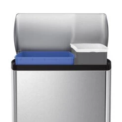 Simplehuman 46 Litre Rectangular Recycle Bin -Habitat 6609780 R Z003A