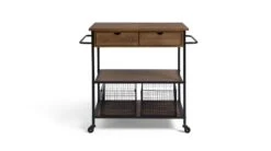 Habitat Metal And Wood Kitchen Trolley -Habitat 7002324 R Z002A