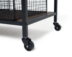 Habitat Metal And Wood Kitchen Trolley -Habitat 7002324 R Z004A