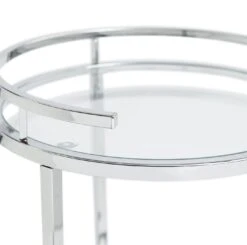 Habitat Chrome And Glass Drinks Trolley 10 Habitat Chrome And Glass Drinks Trolley -Habitat 7312966 R Z003A