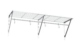 Habitat Chrome Wall Shelf With Hanging Bars 5 Habitat Chrome Wall Shelf With Hanging Bars -Habitat 8422381 R Z002A