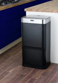 Tower 70 Litre Recycling Sensor Bin - Black -Habitat 8846819 R Z006A