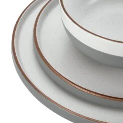 Habitat Loft Living Speckle 12 Piece Dinner Set - Grey -Habitat 8864846 R Z005A