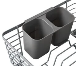 Habitat Wire Dish Rack - Grey 6 Habitat Wire Dish Rack - Grey -Habitat 8884194 R Z010A