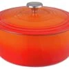 Habitat 5.3 Litre Cast Iron Casserole Dish - Orange