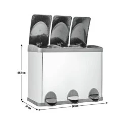 Habitat 45 Litre Triple Compartment Recycling Bin -Habitat 8909945 R Z020A