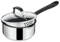 Tefal Jamie Oliver 3 Piece Non Stick Saucepan Set 7 Tefal Jamie Oliver 3 Piece Non Stick Saucepan Set -Habitat 9164459 R Z003A