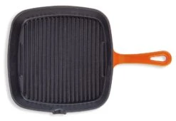Habitat 23cm Cast Iron Griddle Pan - Orange -Habitat 9192500 R Z005A
