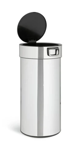 Habitat 30 Litre Round Touch Op Bin - Silver 7 Habitat 30 Litre Round Touch Op Bin - Silver -Habitat 9211254 R Z002A