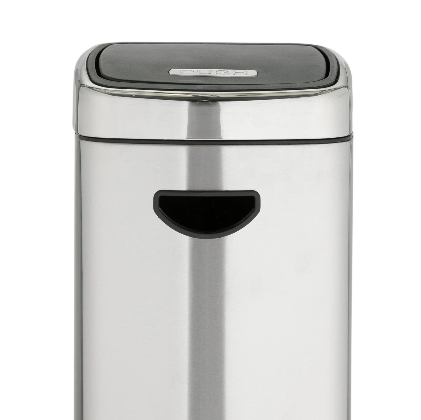 Habitat 30 Litre Square Touch Top Bin - Silver 5 Habitat 30 Litre Square Touch Top Bin - Silver - Image 5