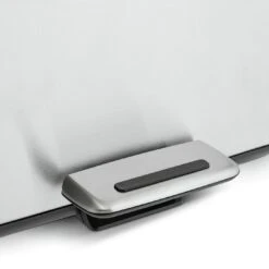 Habitat 30 Litre Modern Rectangular Bin - Silver -Habitat 9212693 R Z003A