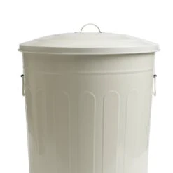 Habitat 49 Litre Trash Can Bin - Cream 9 Habitat 49 Litre Trash Can Bin - Cream -Habitat 9212820 R Z004A
