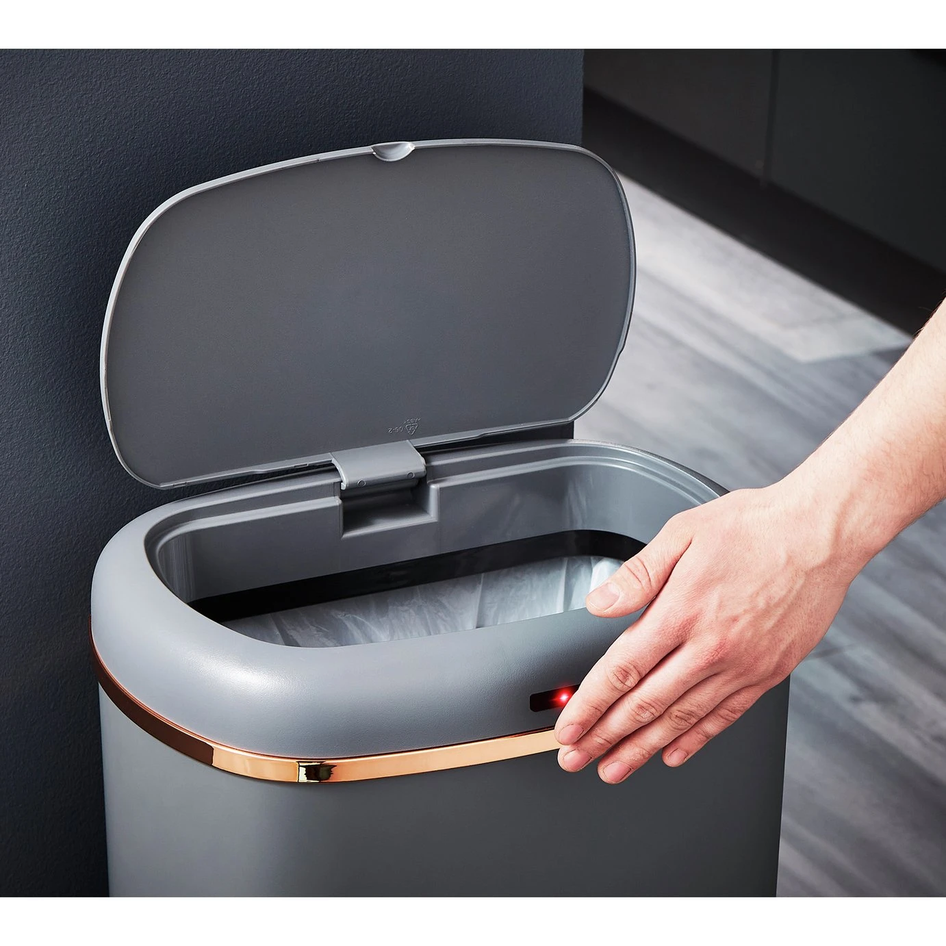 Tower 58 Liter Cavaletto Sensor Bin - Grey 5 Tower 58 Liter Cavaletto Sensor Bin - Grey - Image 5