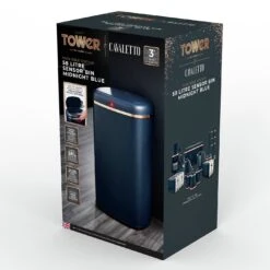 Tower 58 Liter Cavaletto Sensor Bin - Blue -Habitat 9308916 R Z004A