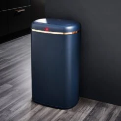 Tower 58 Liter Cavaletto Sensor Bin - Blue -Habitat 9308916 R Z005A