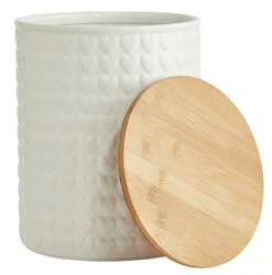 Habitat Ceramic Heart Bread Bin 7 Habitat Ceramic Heart Bread Bin -Habitat 9310502 R Z004A