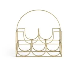 Habitat Japonica 5 Bottle Stainless Steel Wine Rack -Habitat 9311013 R Z002A